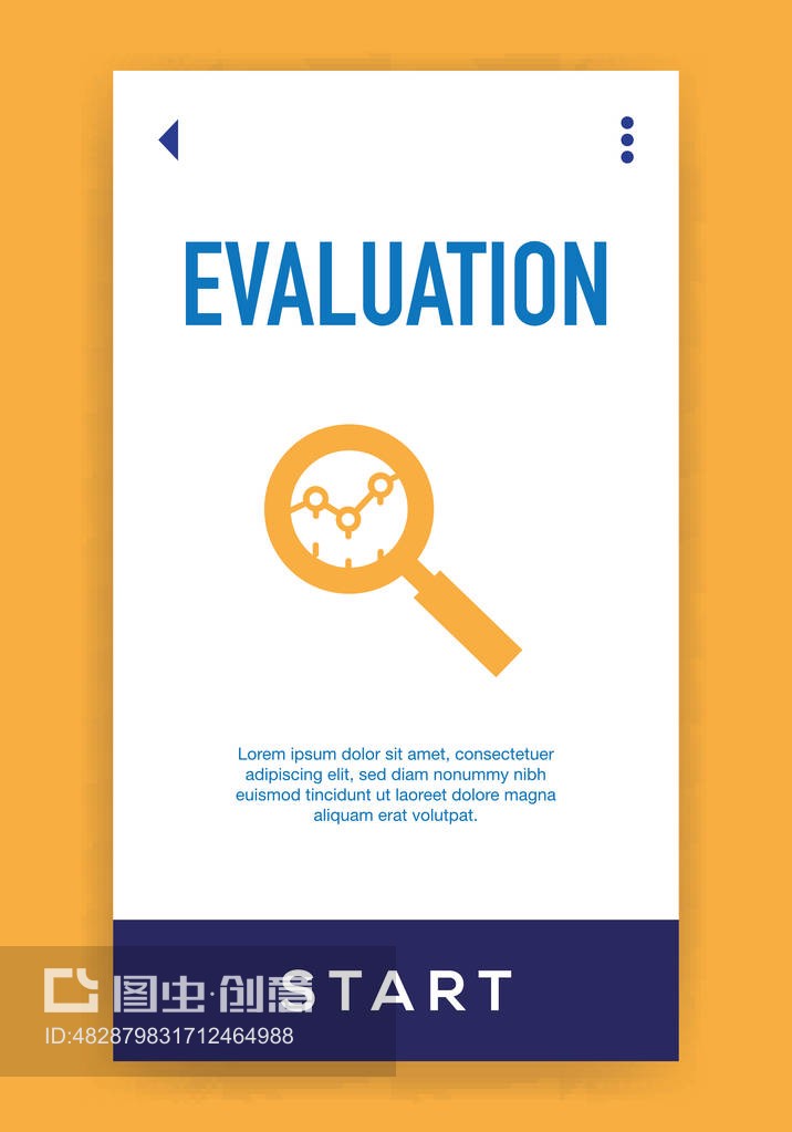 評(píng)估圖標(biāo)。矢量插圖Evaluation Icon. Vector illustration